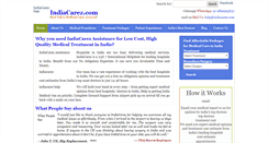 Desktop Screenshot of indiacarez.com